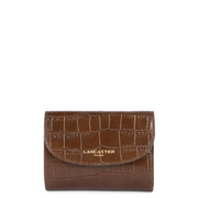 Portefeuille dos-à-dos – cuir grainé croco