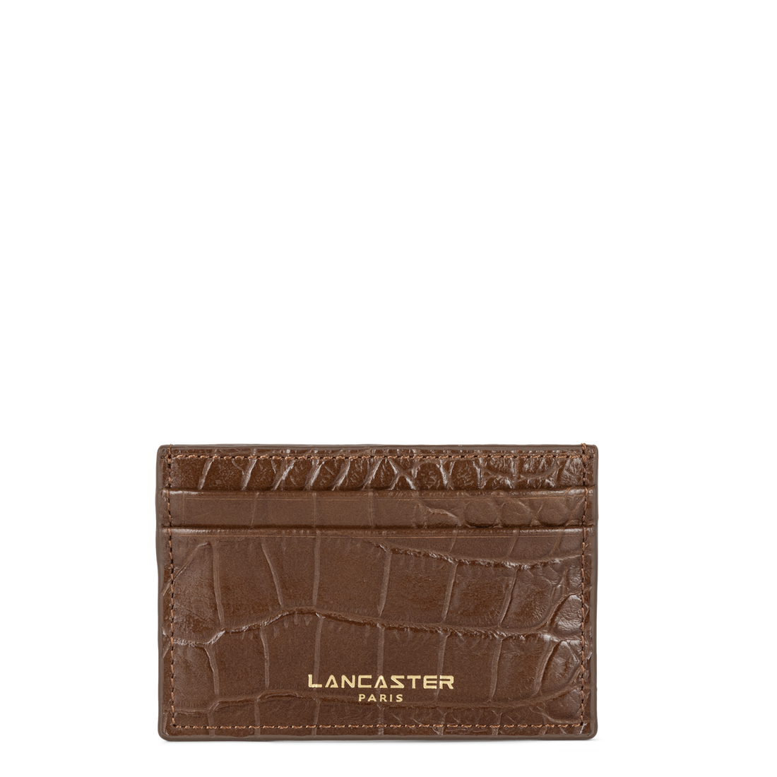 Porte-cartes – cuir grainé effet croco