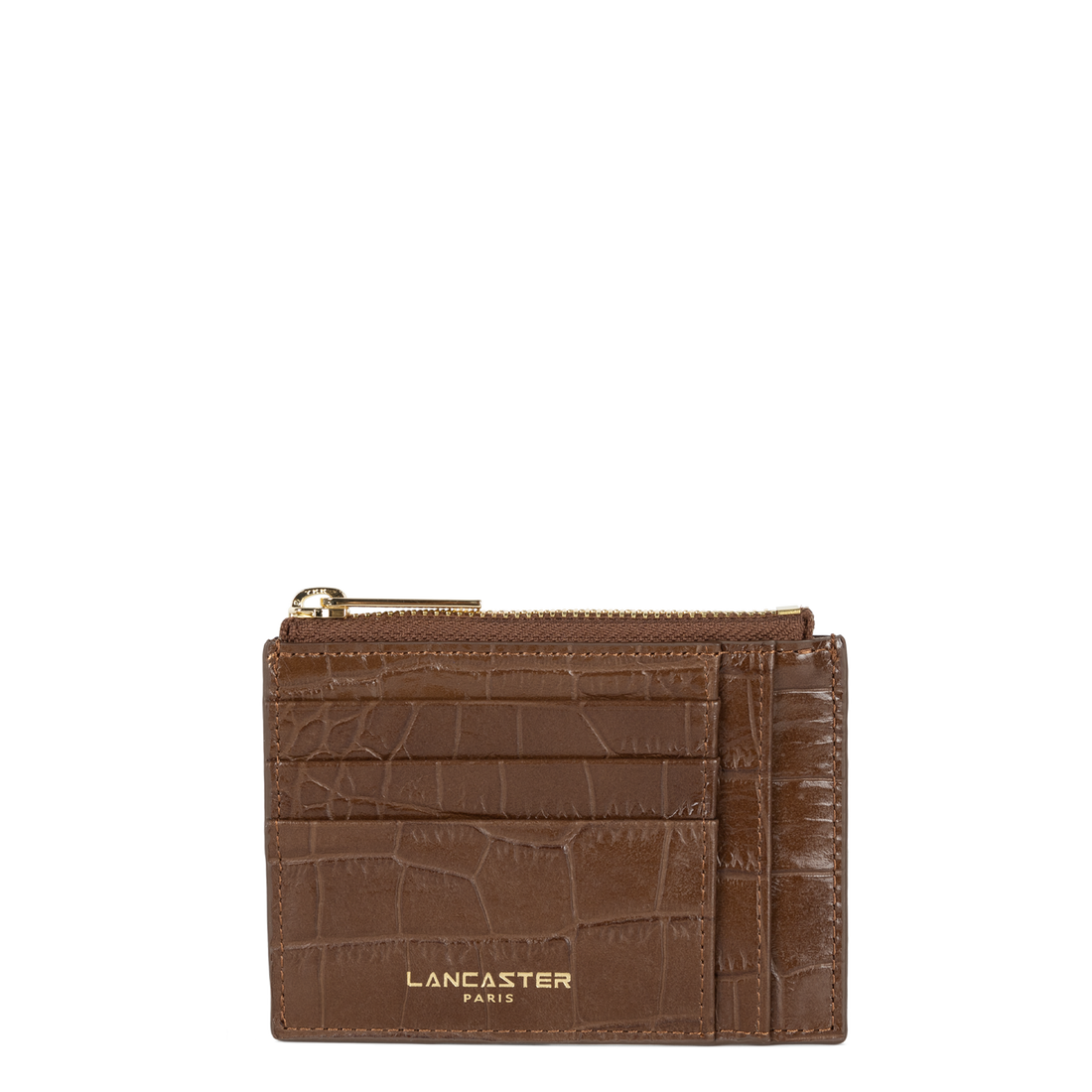 Porte-cartes – cuir grainé effet croco