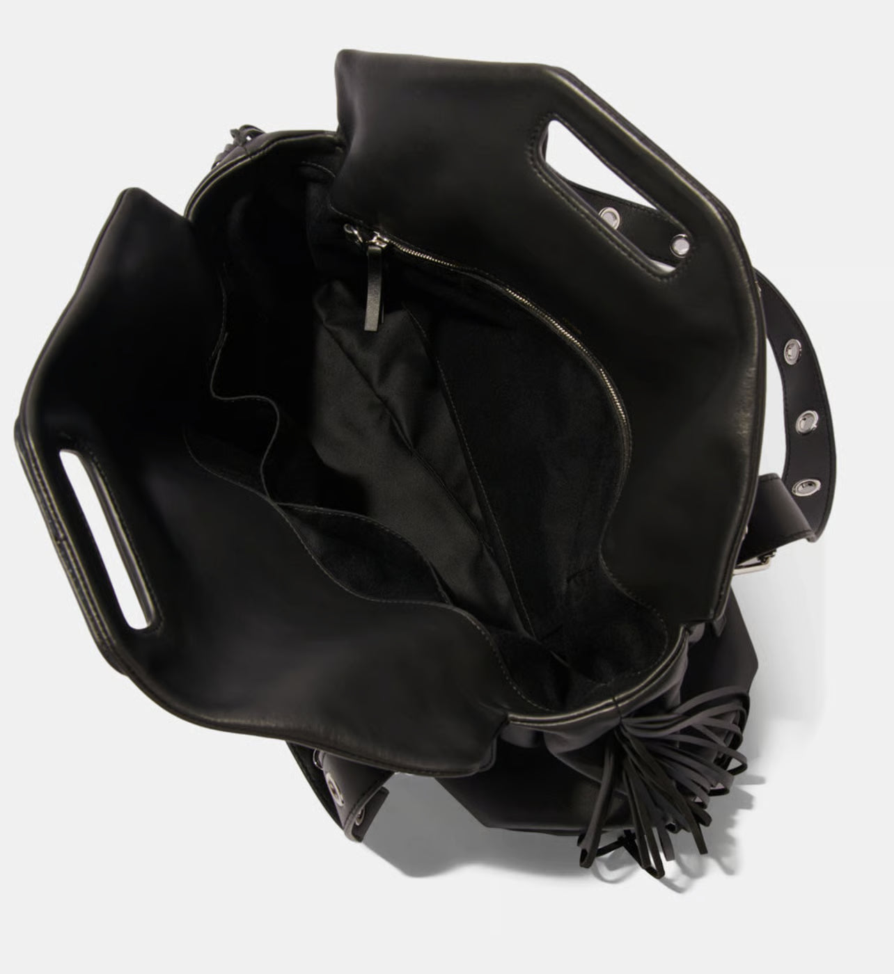 Maje Sac cabas Miss M XL en cuir lisse