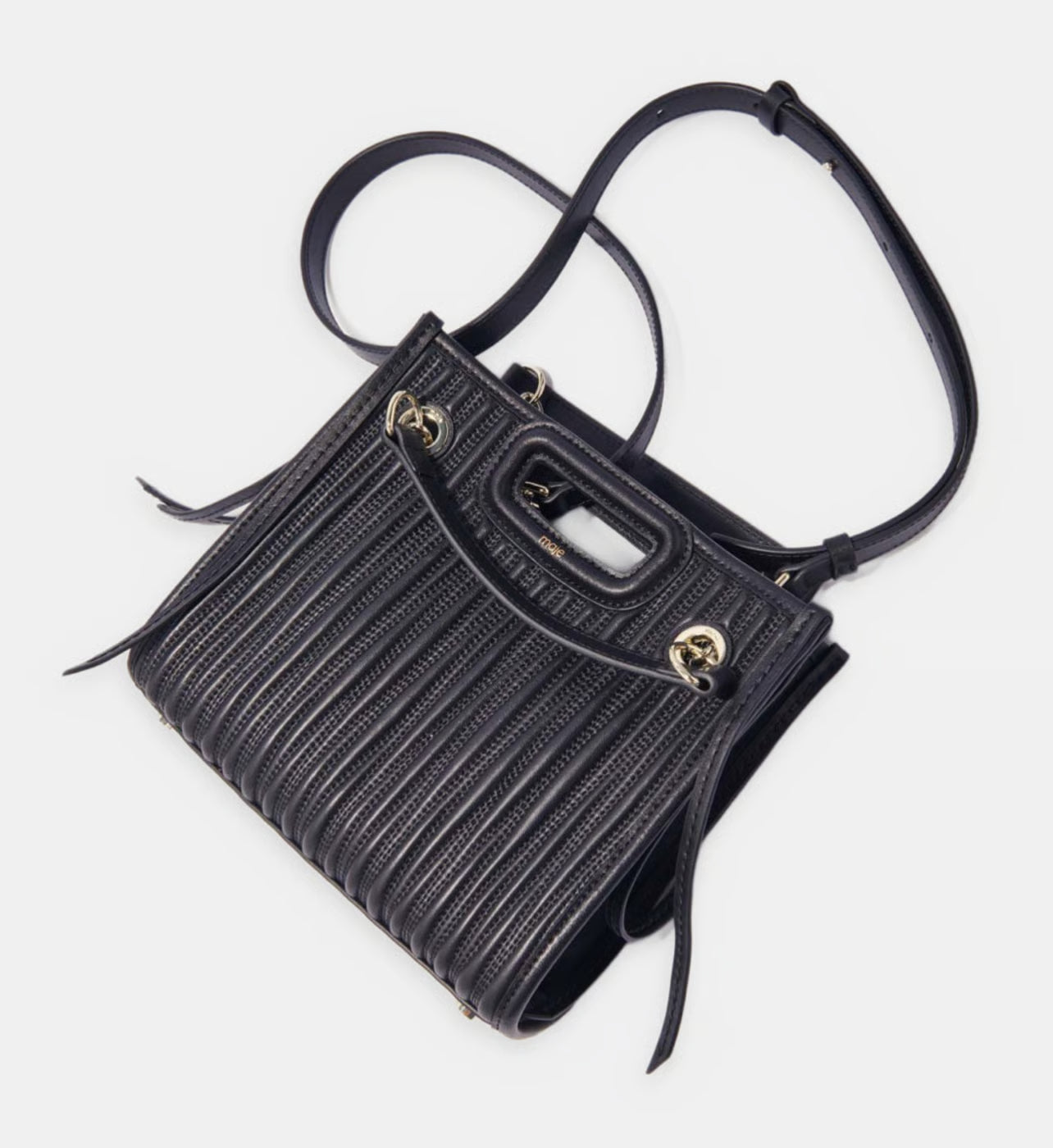 Maje Sac cabas M en cuir