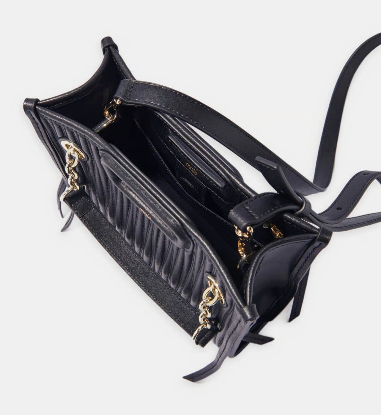 Maje Sac cabas M en cuir