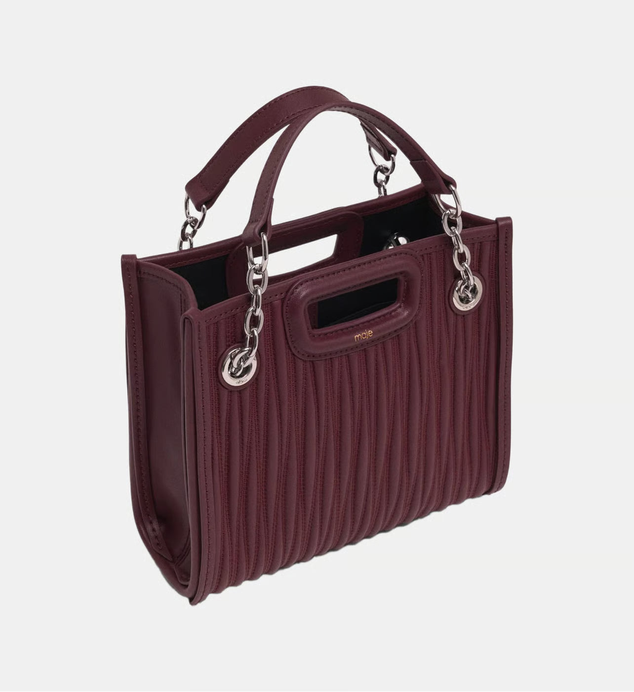 Maje Sac cabas M en cuir