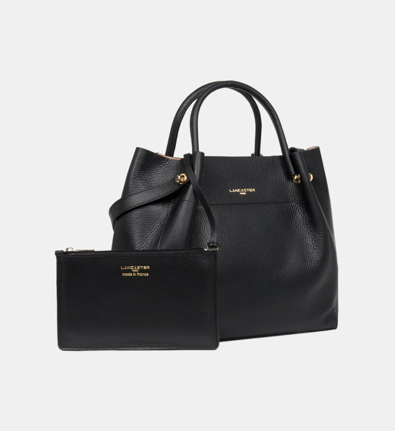 Lancaster Sac cabas épaule Foulonné Double en cuir