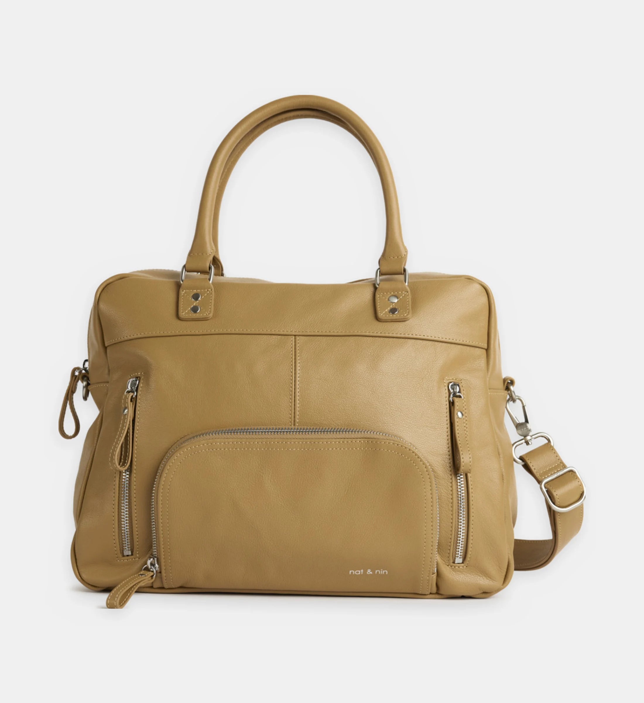 Nat & Nin Sac cabas Macy en cuir de vachette