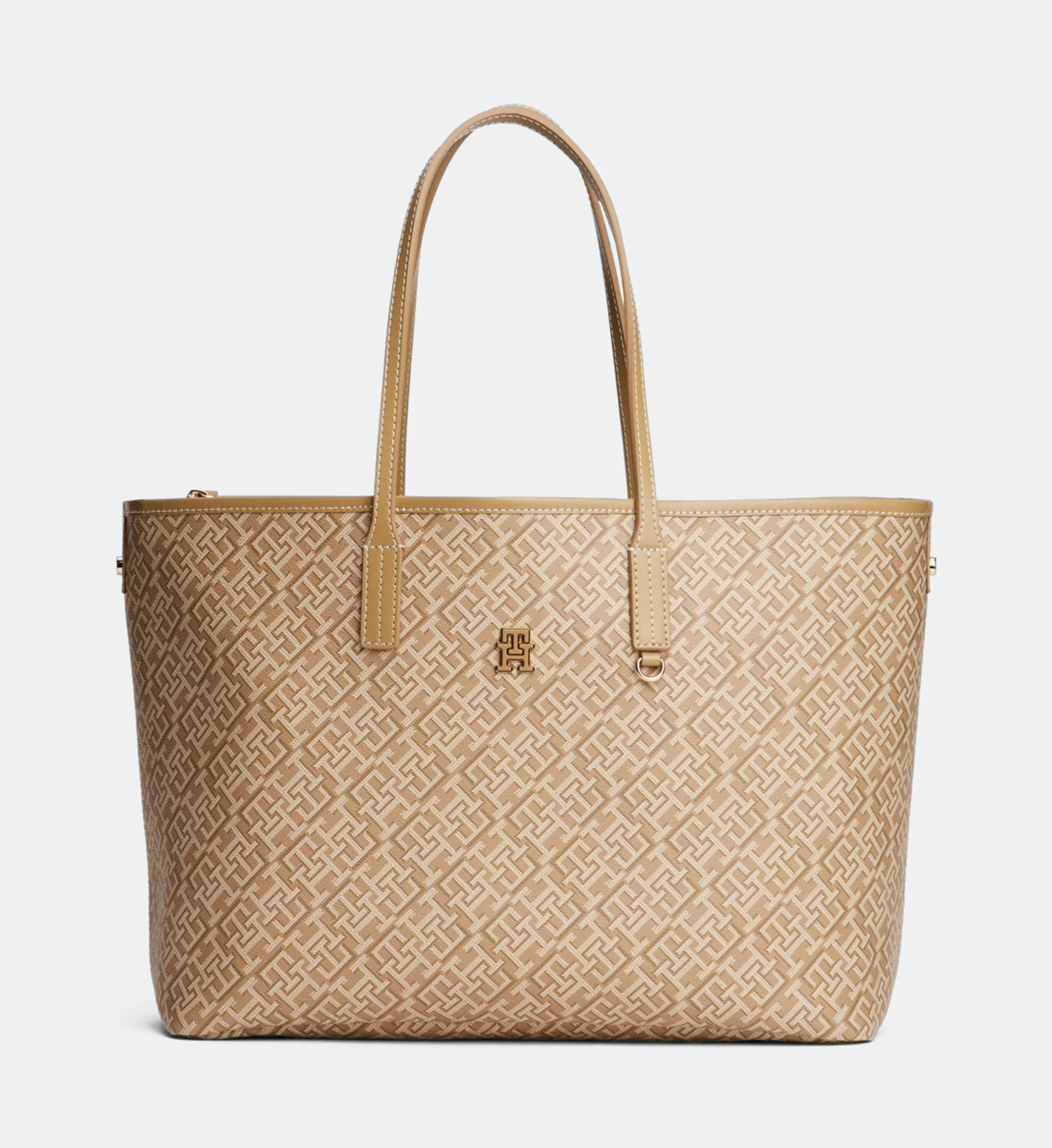 Tommy Hilfiger Sac cabas Monoplay en cuir à motif monogramme