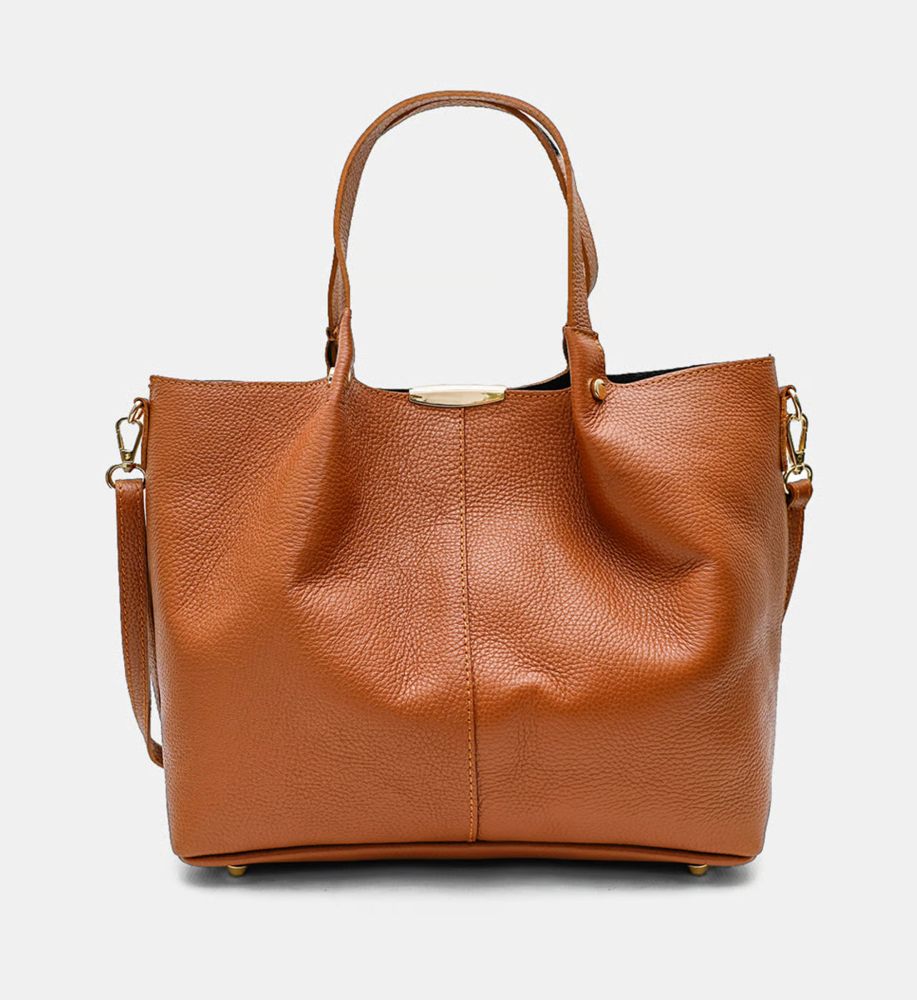 Cherry Paris Sac cabas en cuir signature