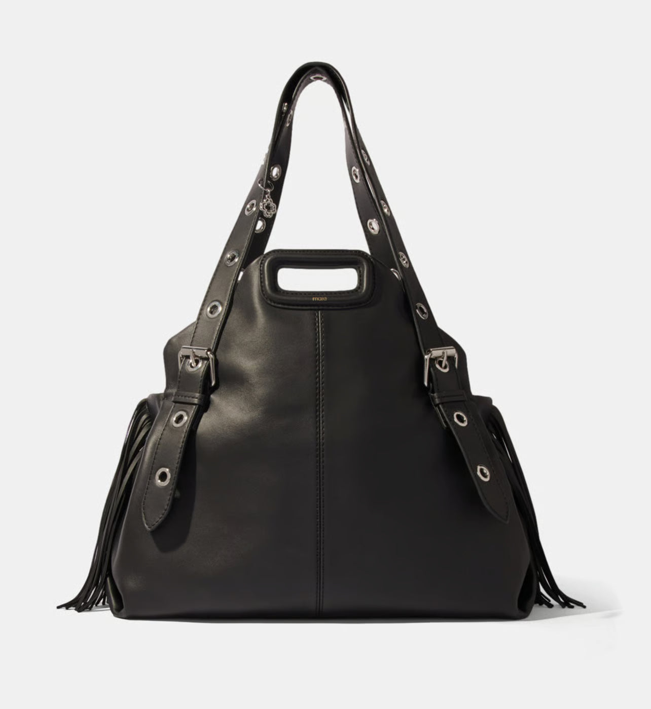 Maje Sac cabas Miss M XL en cuir lisse