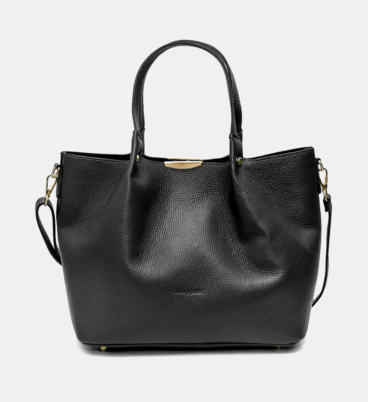 Cherry Paris Sac cabas en cuir signature