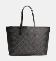 Tommy Hilfiger Sac cabas Monoplay en cuir à motif monogramme