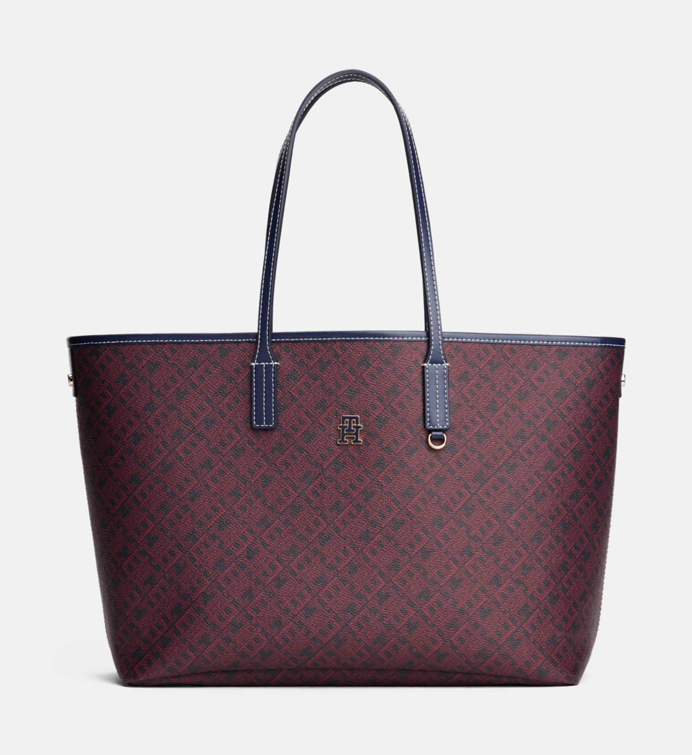 Tommy Hilfiger Sac cabas Monoplay en cuir à motif monogramme