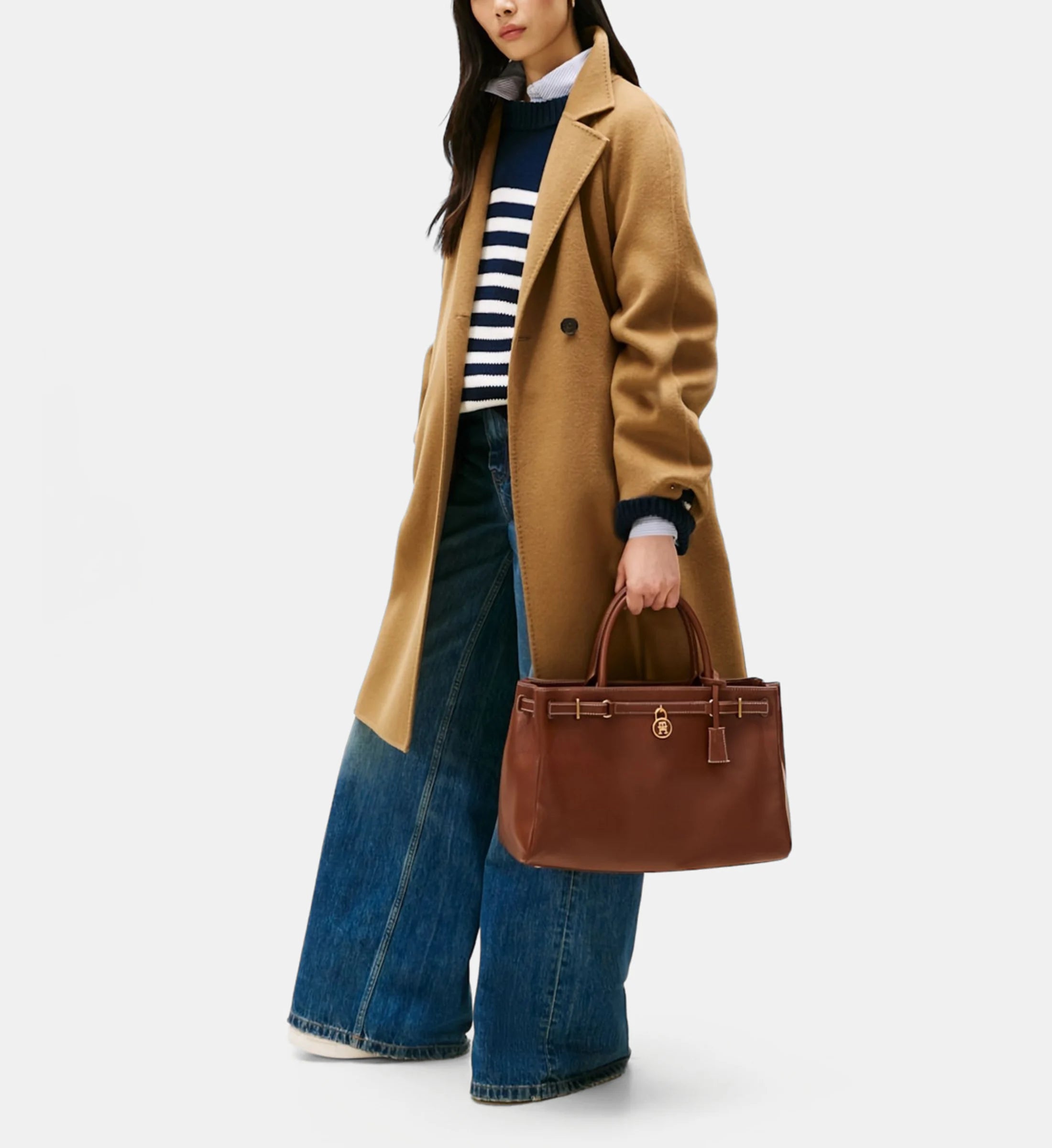 Tommy Hilfiger Sac cabas American Icon en cuir