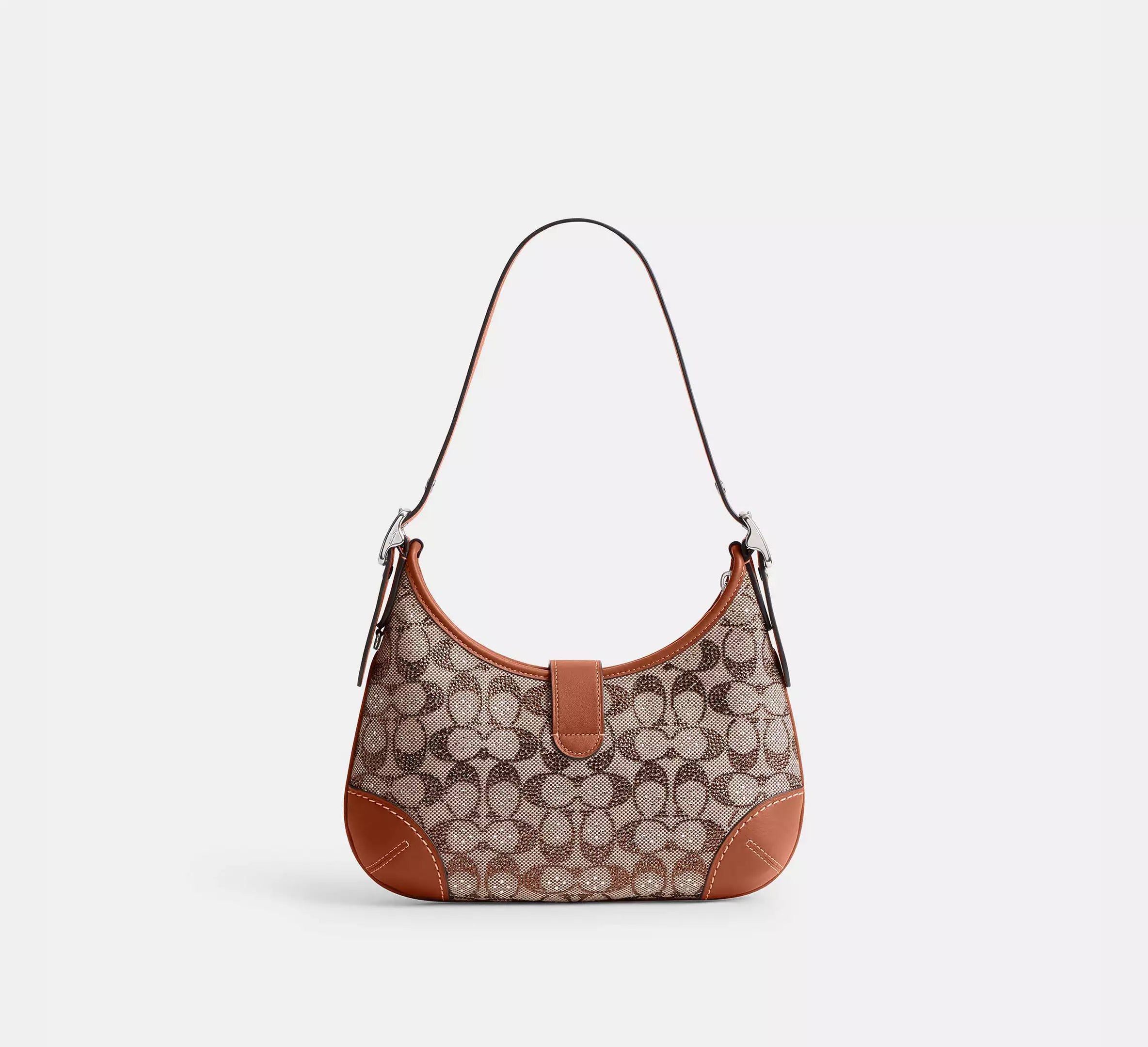 Sac hobo Hamptons en jacquard exclusif à cristaux