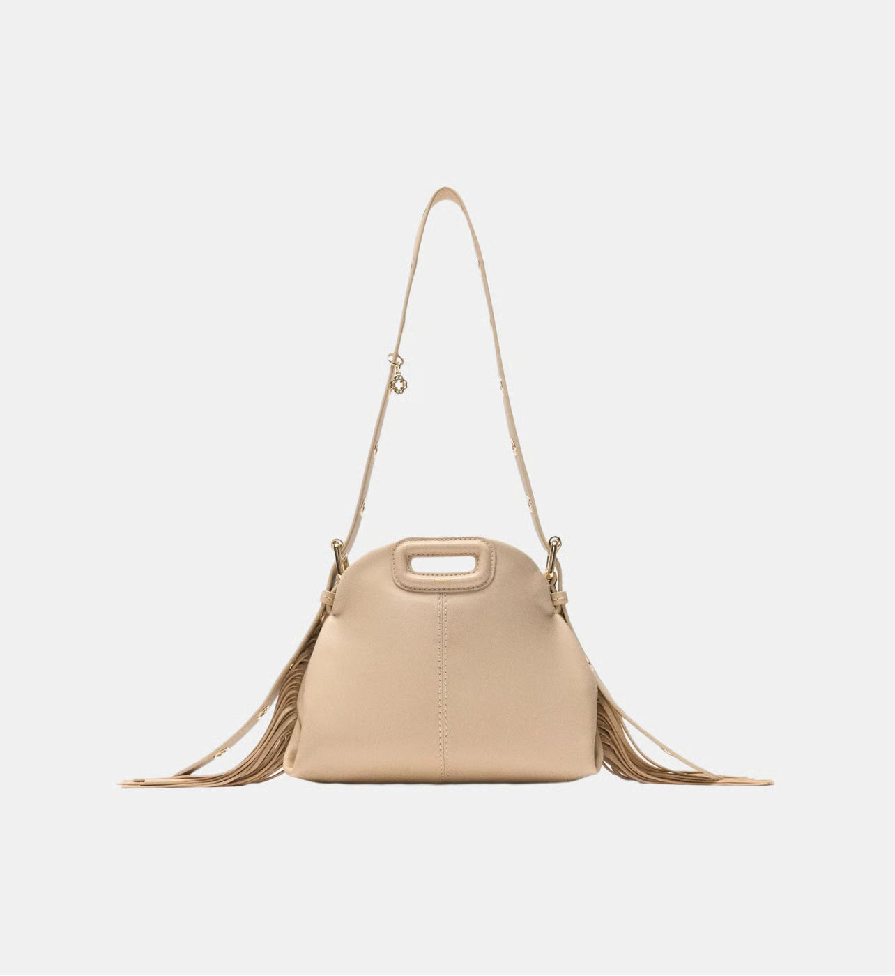 Maje Sac besace Miss M Mini en cuir lisse