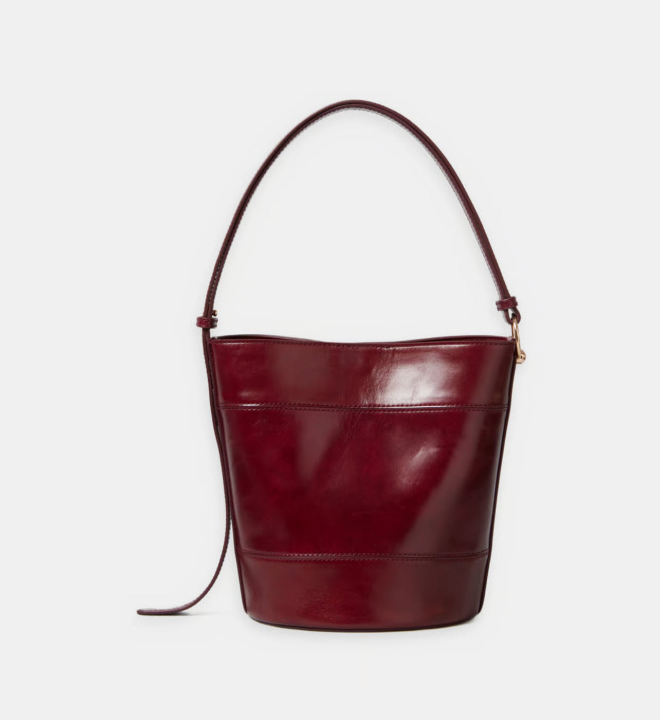 Claudie Pierlot Sac seau Solveig en cuir