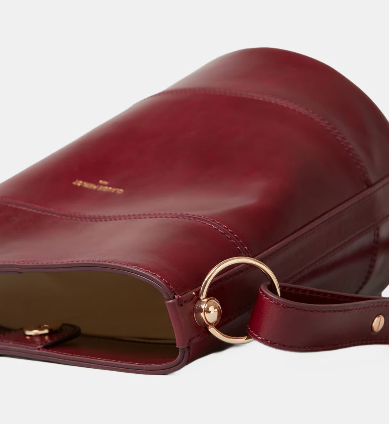 Claudie Pierlot Sac seau Solveig en cuir