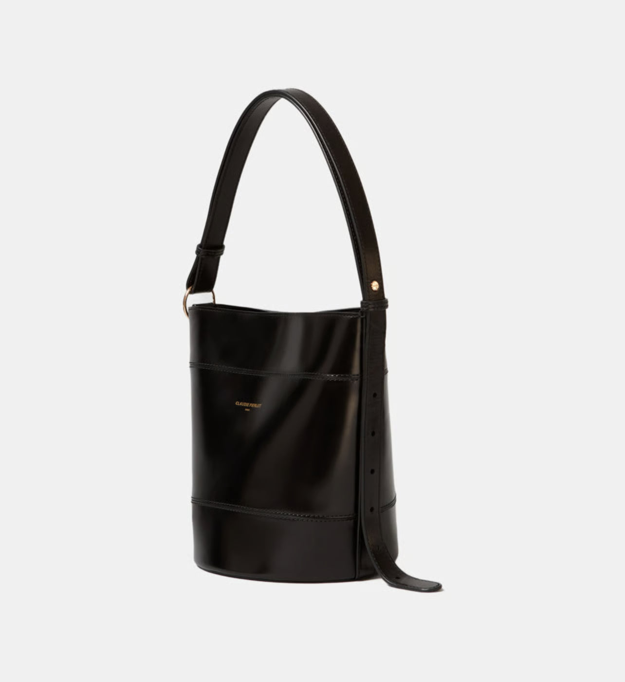 Claudie Pierlot Sac seau Solveig en cuir