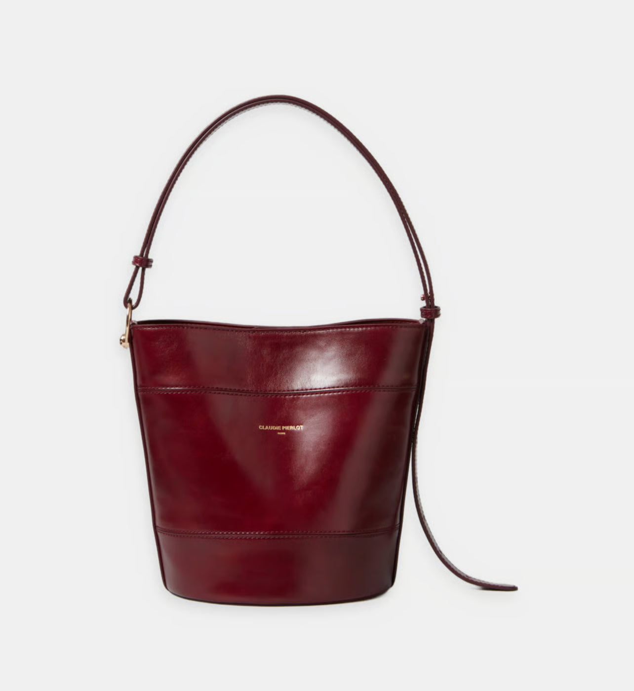 Claudie Pierlot Sac seau Solveig en cuir