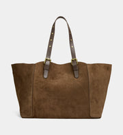 Gerard Darel Sac cabas en cuir de vachette suédée