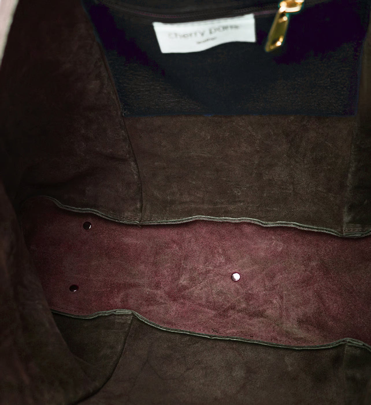 Cherry Paris Sac cabas Gaelle en cuir