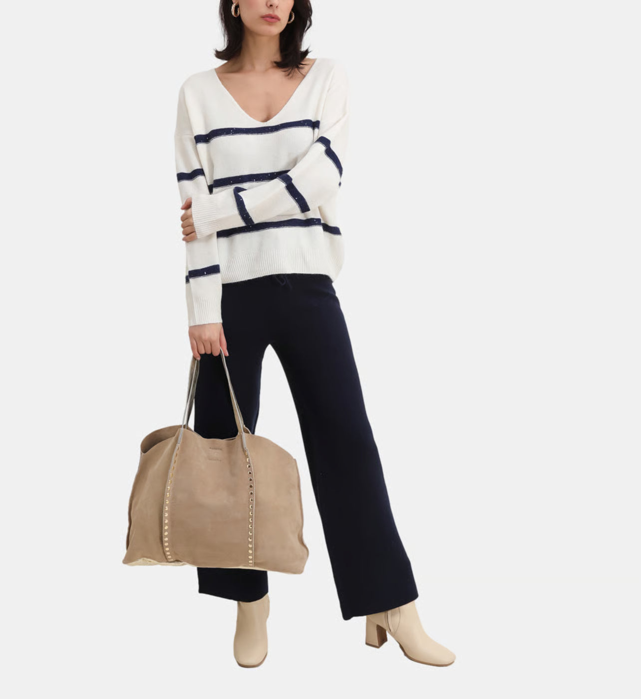 Cherry Paris Sac cabas Gaelle en cuir