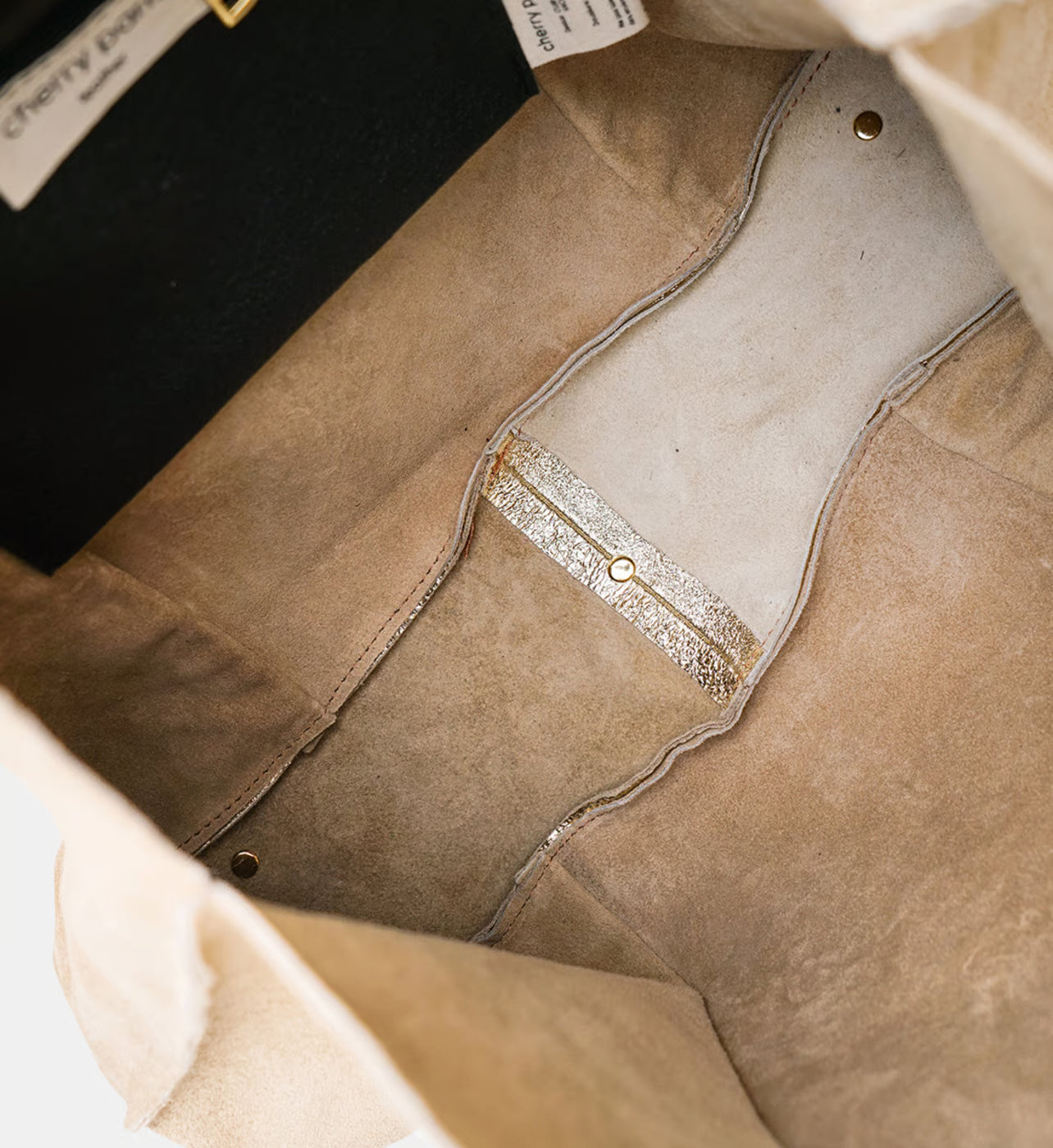 Cherry Paris Sac cabas Gaelle en cuir