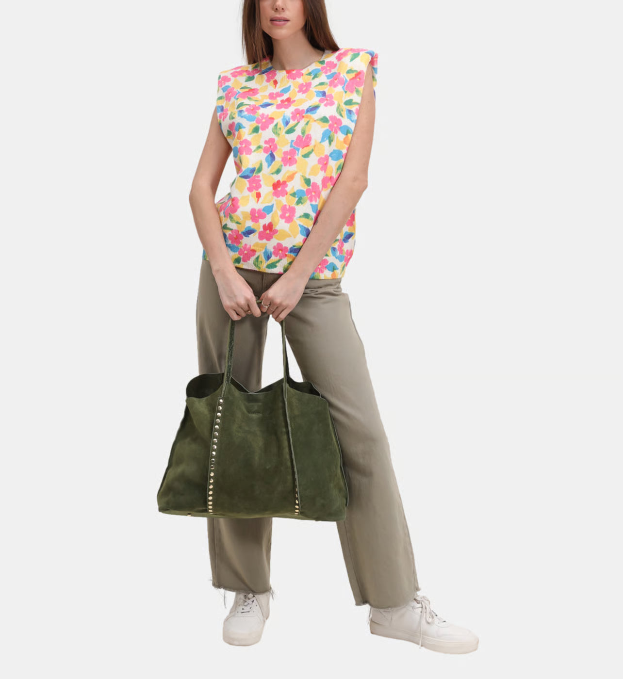 Cherry Paris Sac cabas Gaelle en cuir