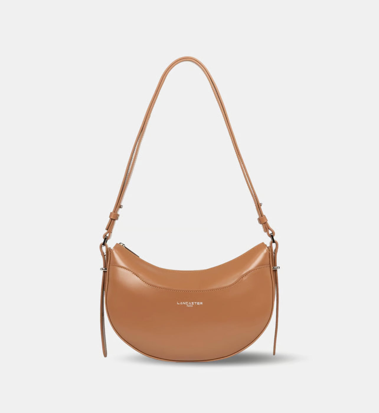Lancaster Sac besace demi-lune Suave Ace en cuir