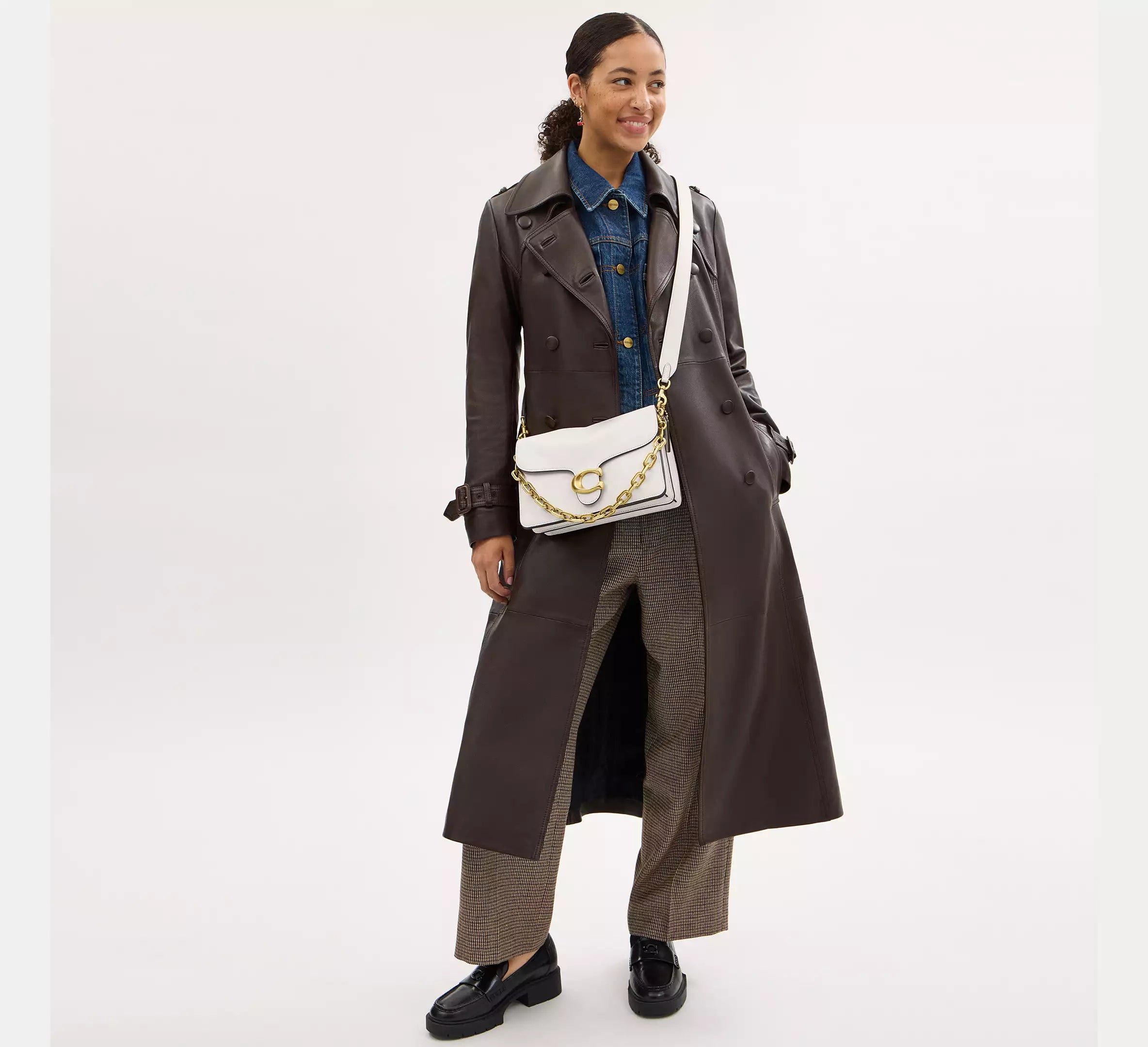 Sac épaule avec chaîne Tabby