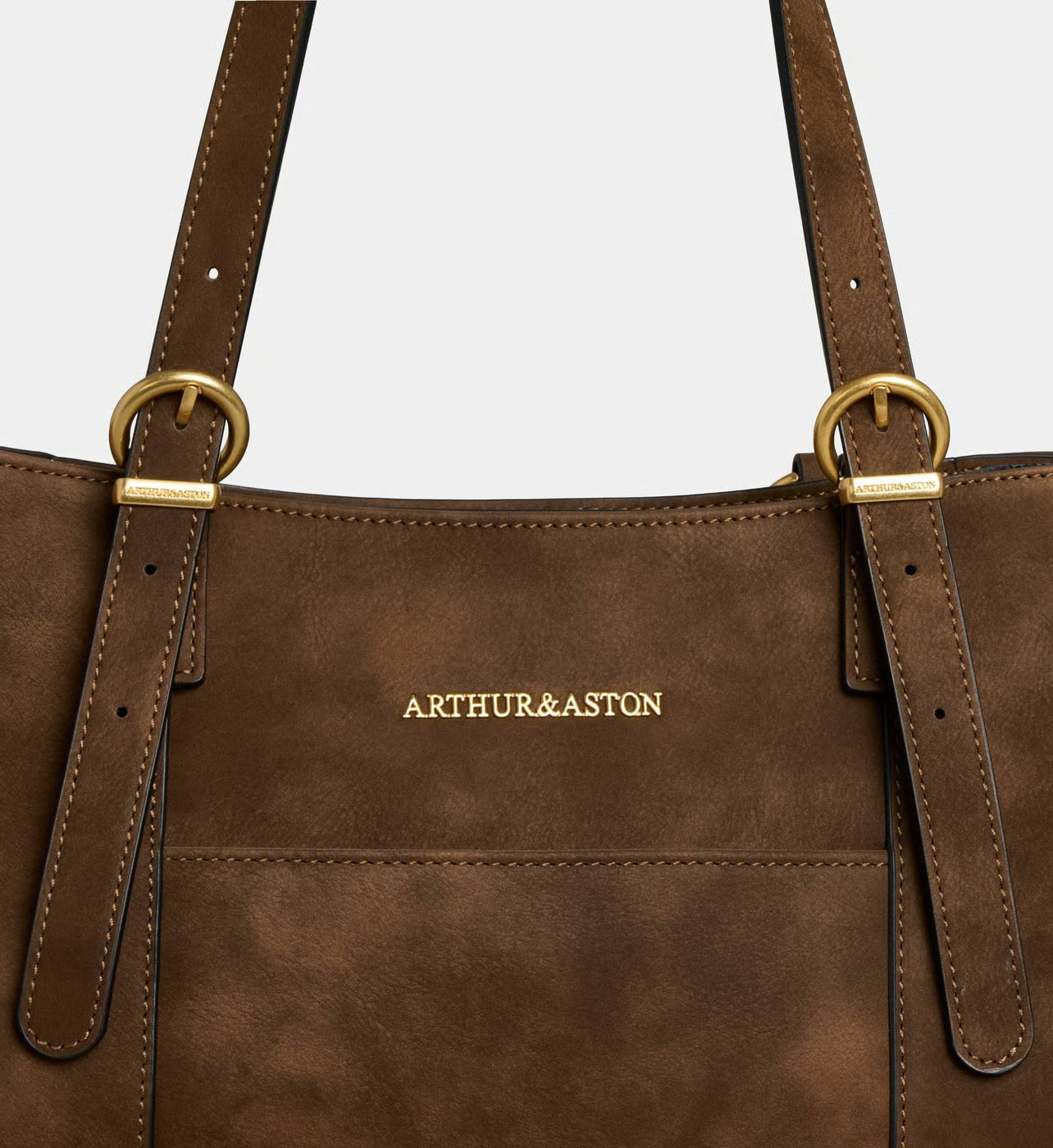 Arthur & Aston Sac cabas A218-06 en cuir suédé