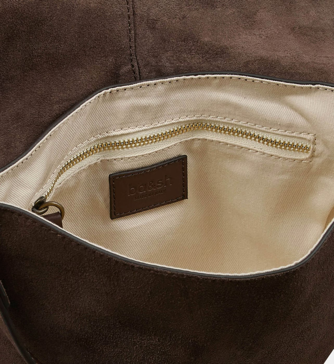 Ba&sh Sac à main Youyou Saddle en cuir