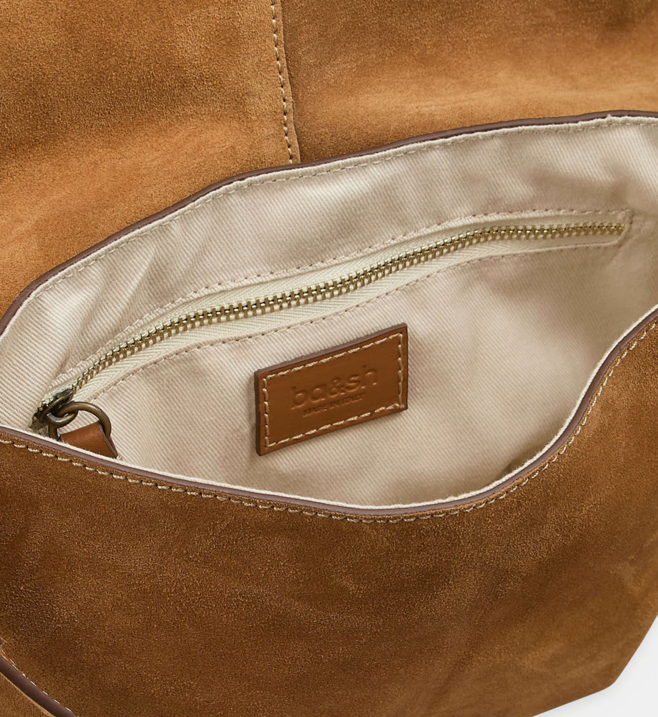 Ba&sh Sac à main Youyou Saddle en cuir