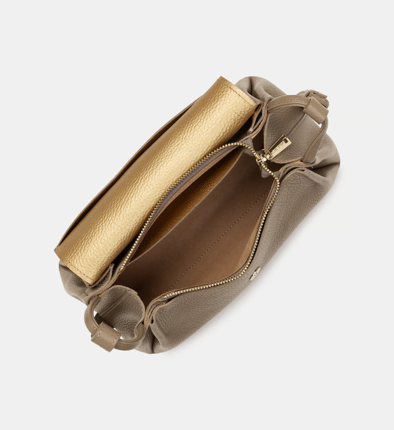 Lancaster Sac trotteur Accordéon Double en cuir