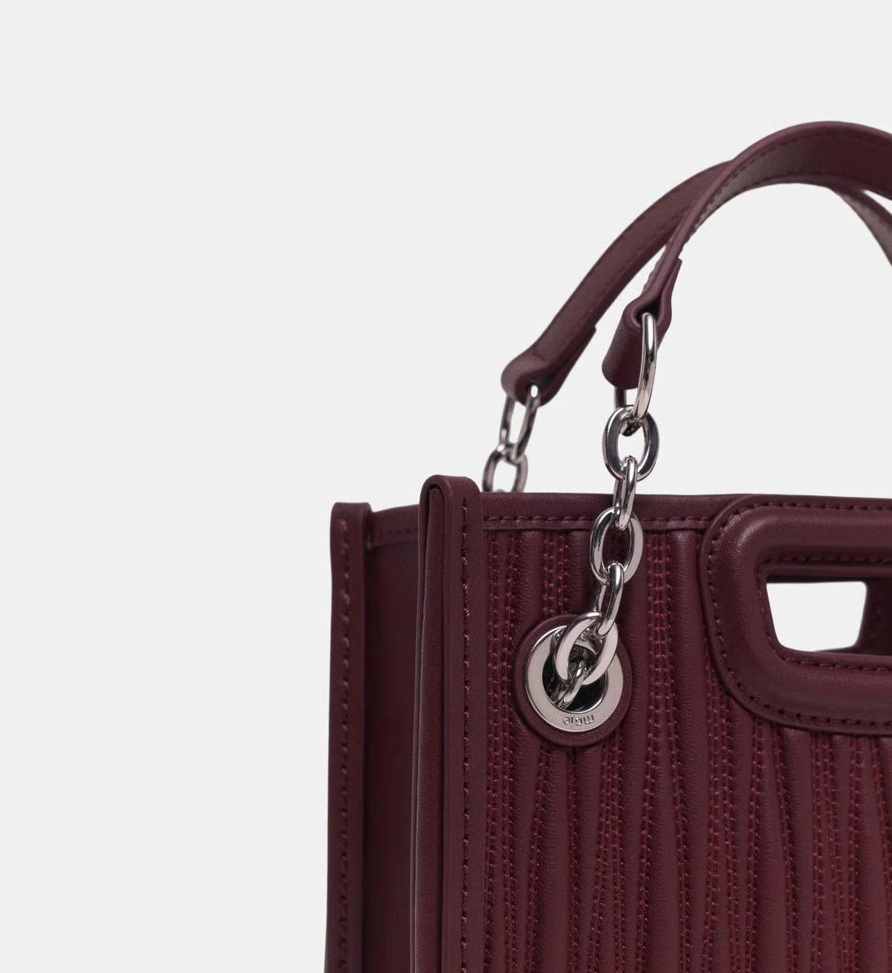 Maje Sac cabas M en cuir