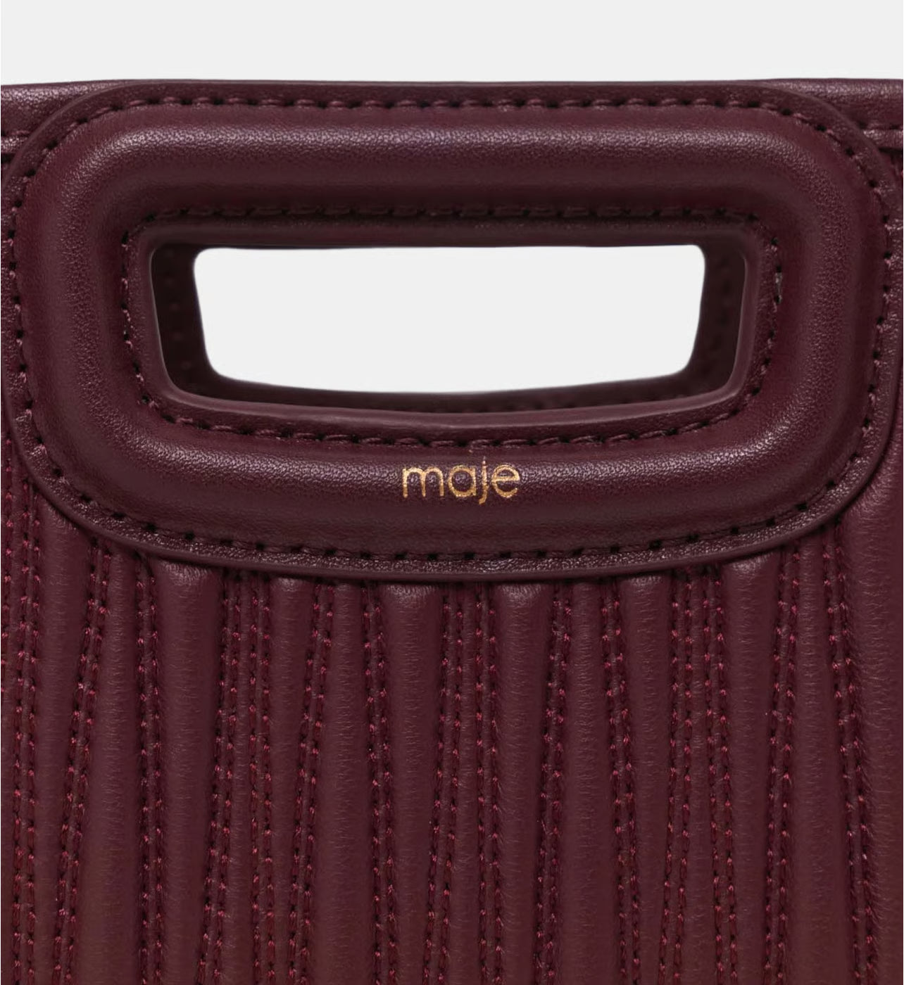 Maje Sac cabas M en cuir