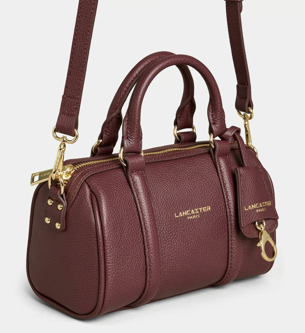 Lancaster Sac polochon S Milano Ana cuir