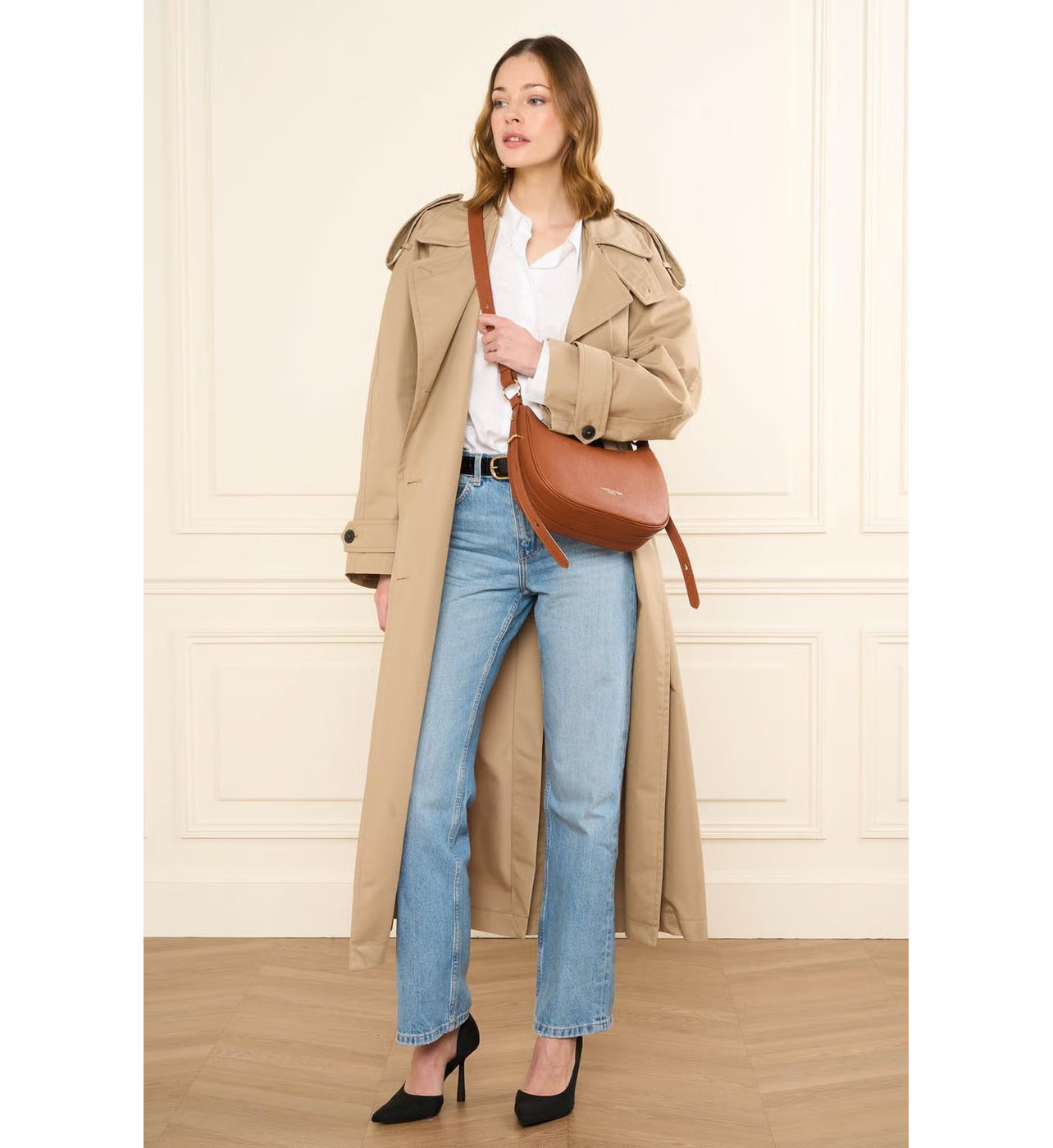 Lancaster Sac besace Milano Aria en cuir