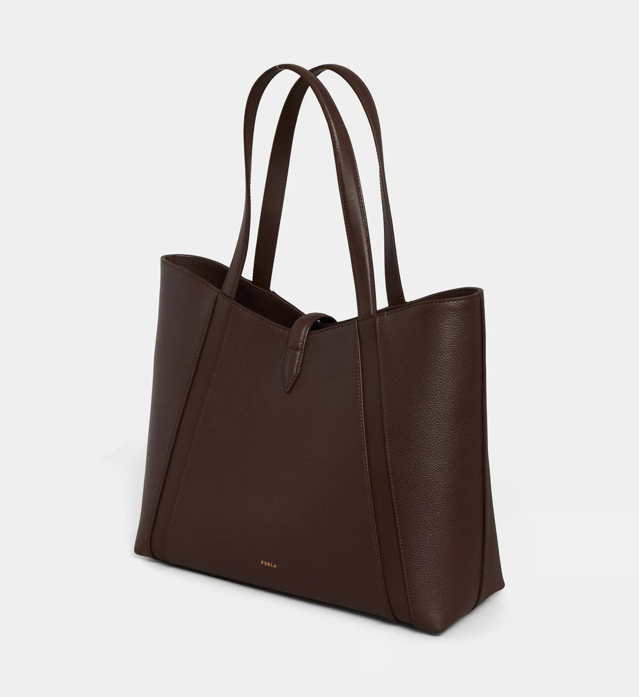 Furla Sac cabas Goccia L en cuir grainé