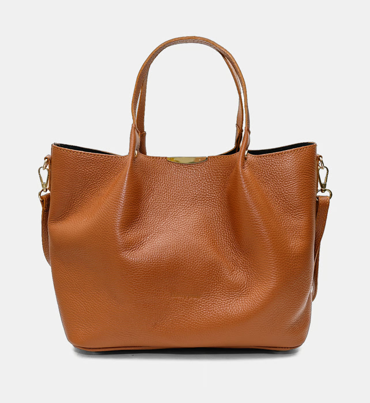 Cherry Paris Sac cabas en cuir signature