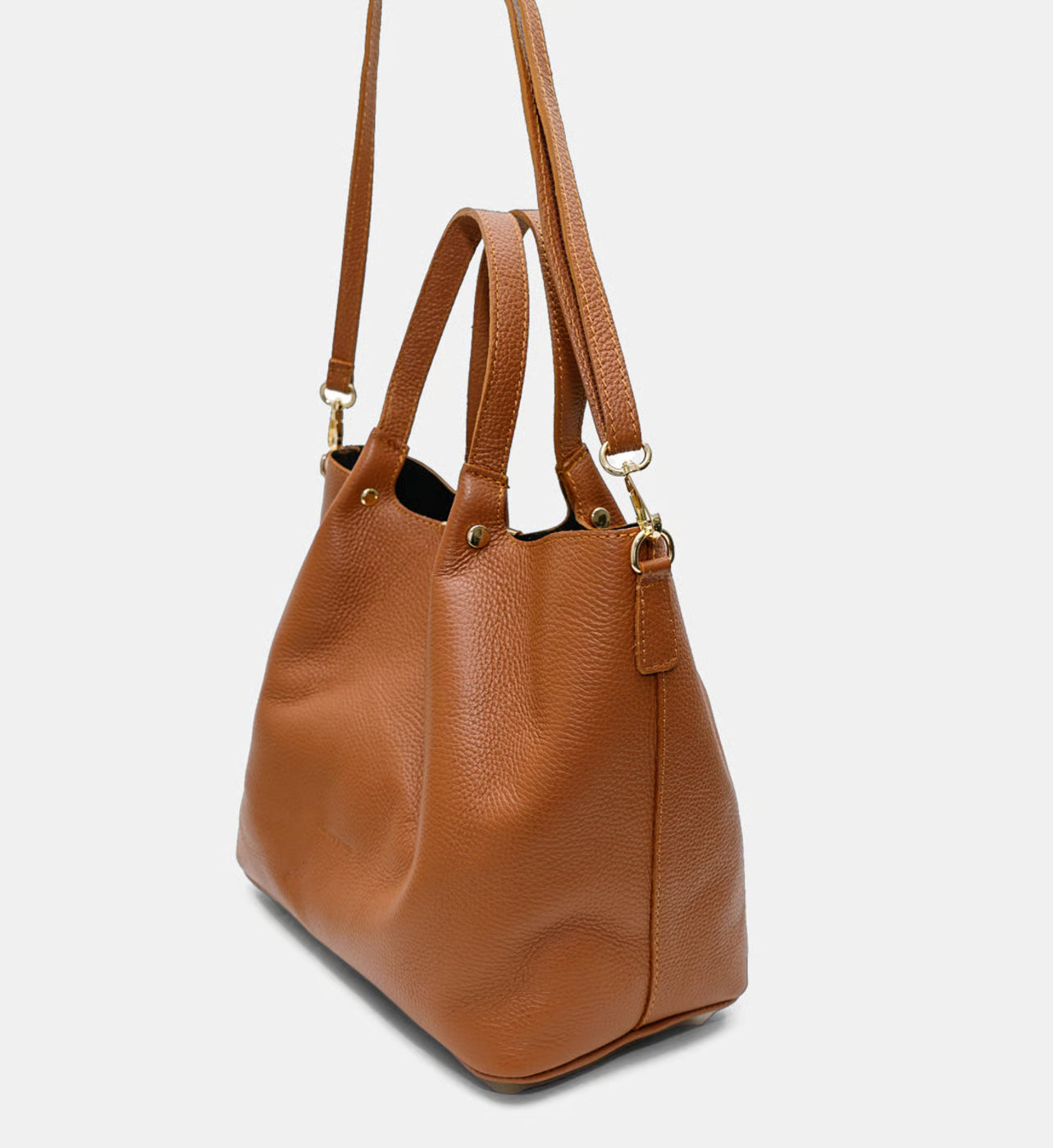 Cherry Paris Sac cabas en cuir signature