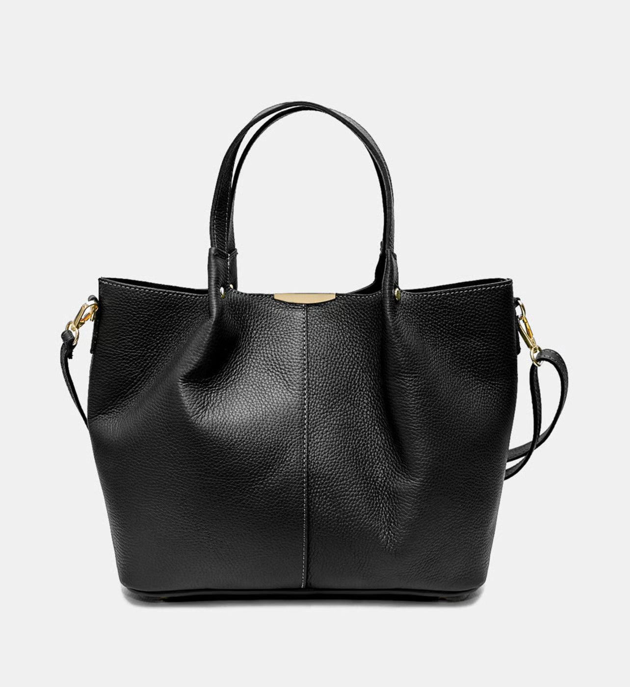 Cherry Paris Sac cabas en cuir signature