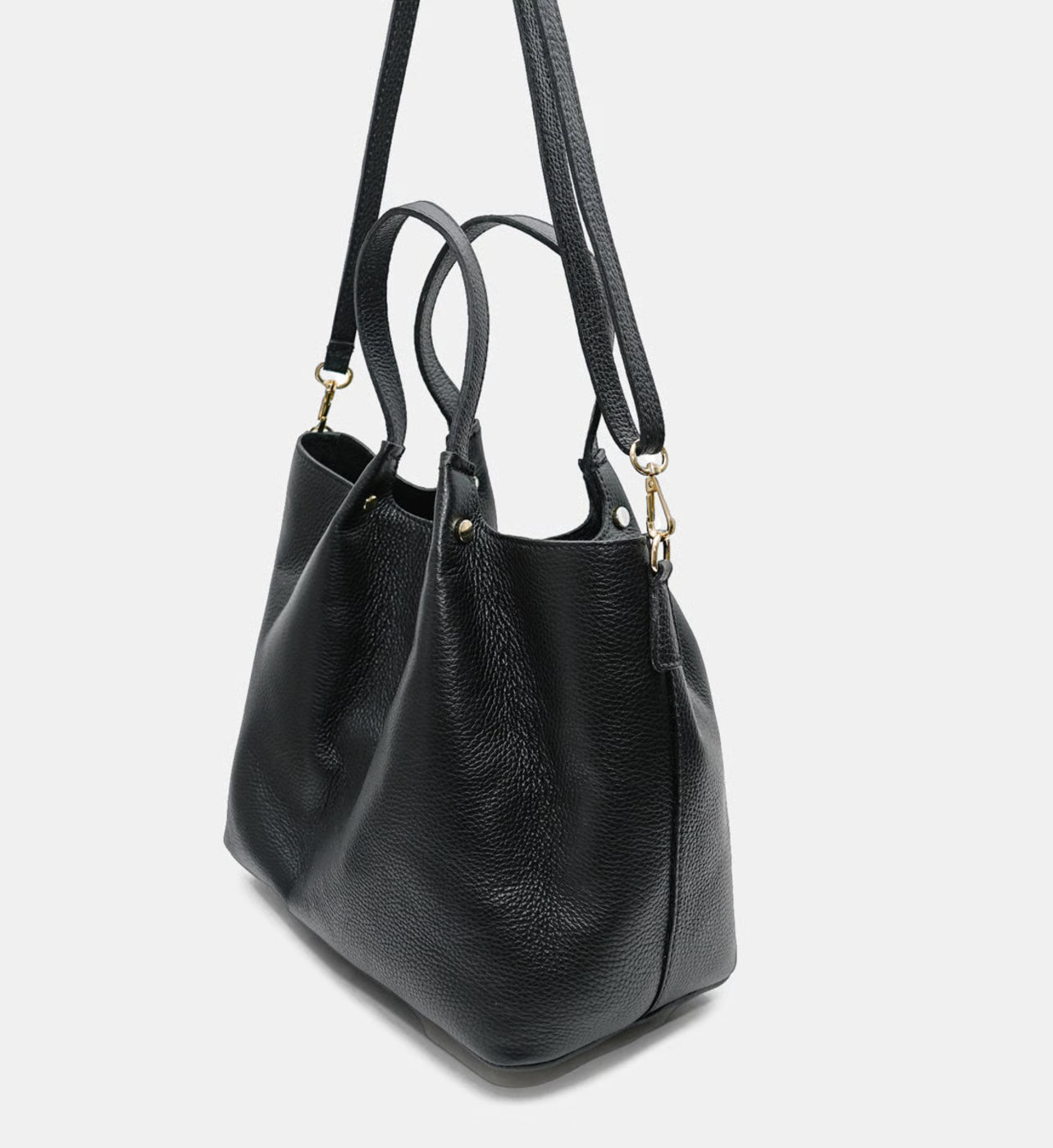 Cherry Paris Sac cabas en cuir signature