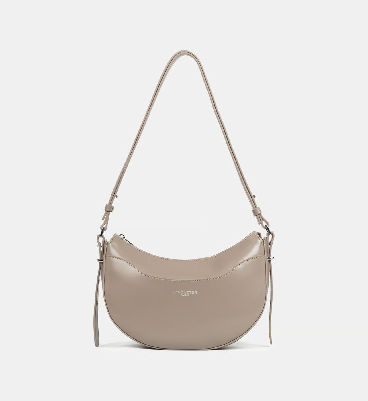 Lancaster Sac besace demi-lune Suave Ace en cuir