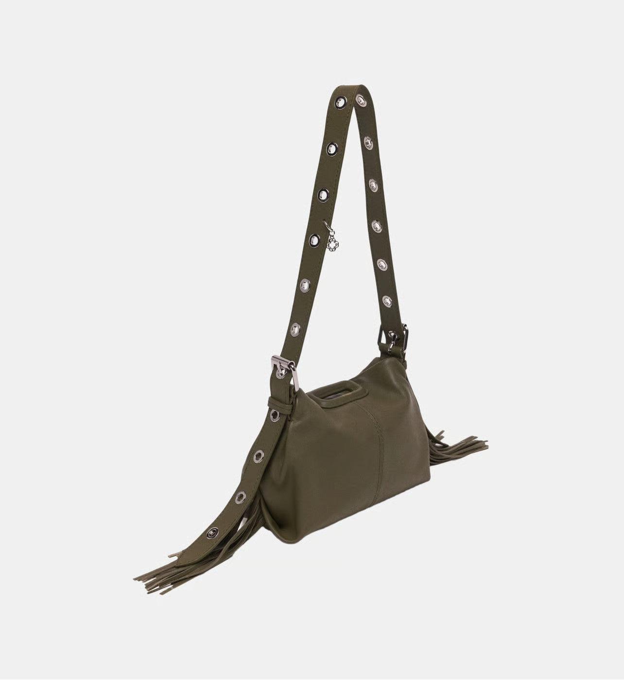 Maje Sac besace Miss M Mini en cuir lisse