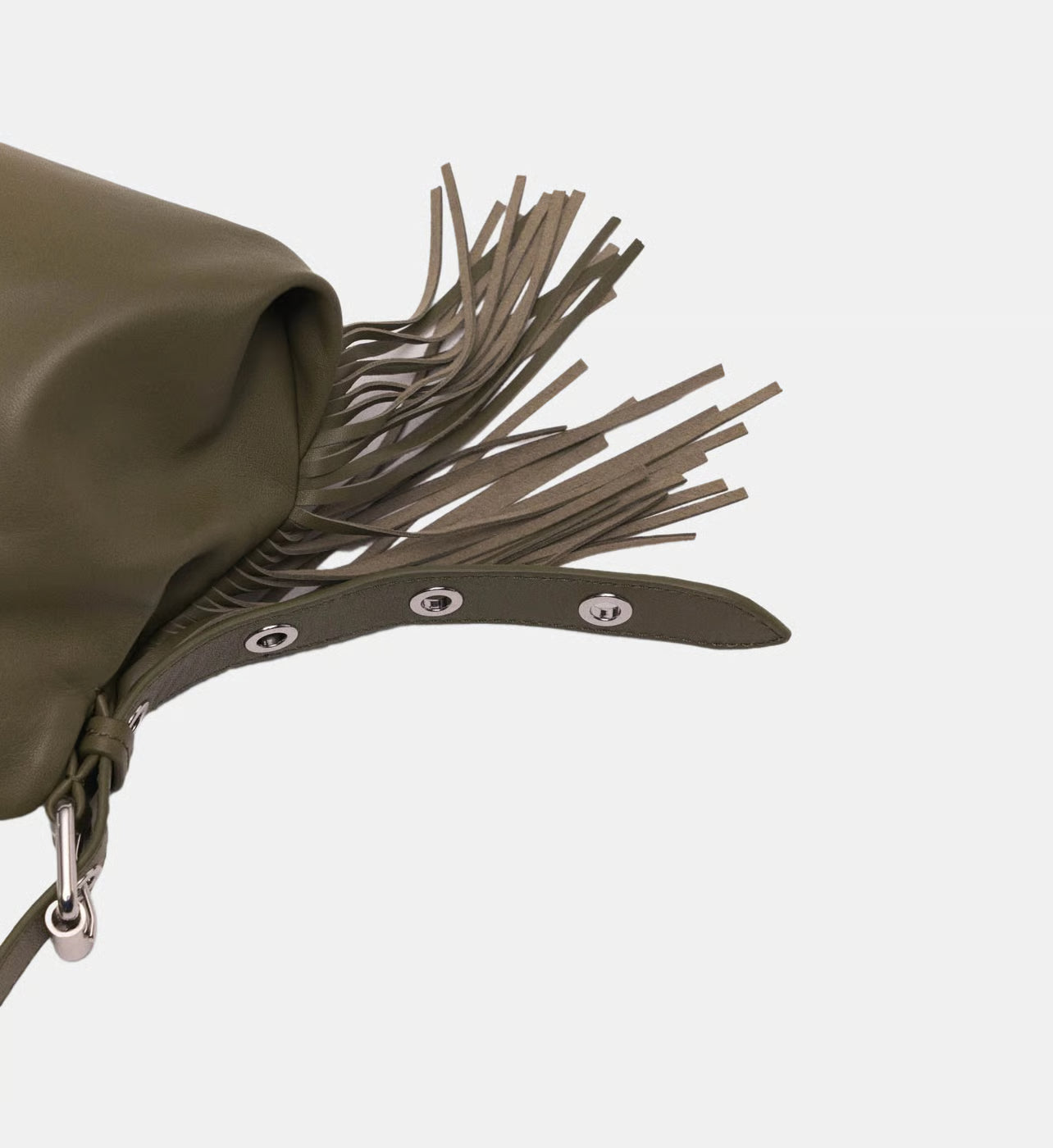 Maje Sac besace Miss M Mini en cuir lisse