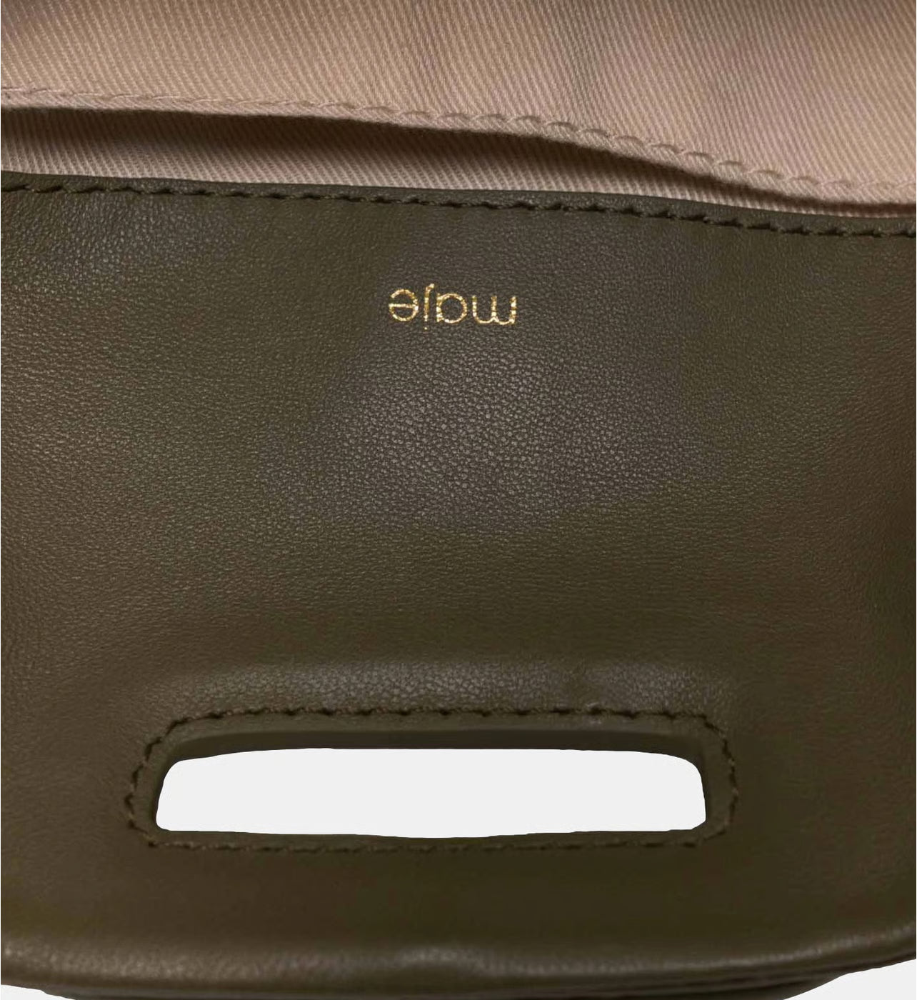 Maje Sac besace Miss M Mini en cuir lisse