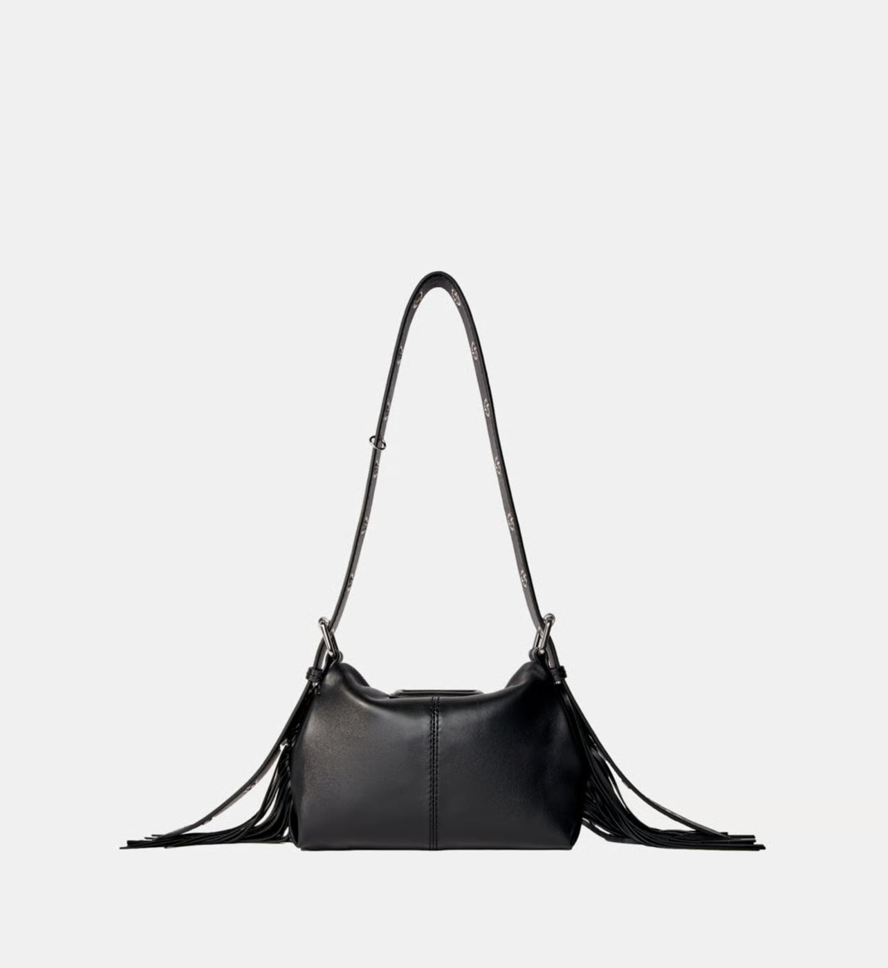 Maje Sac besace Miss M Mini en cuir lisse