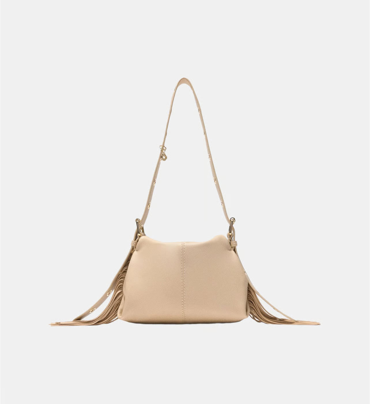 Maje Sac besace Miss M Mini en cuir lisse
