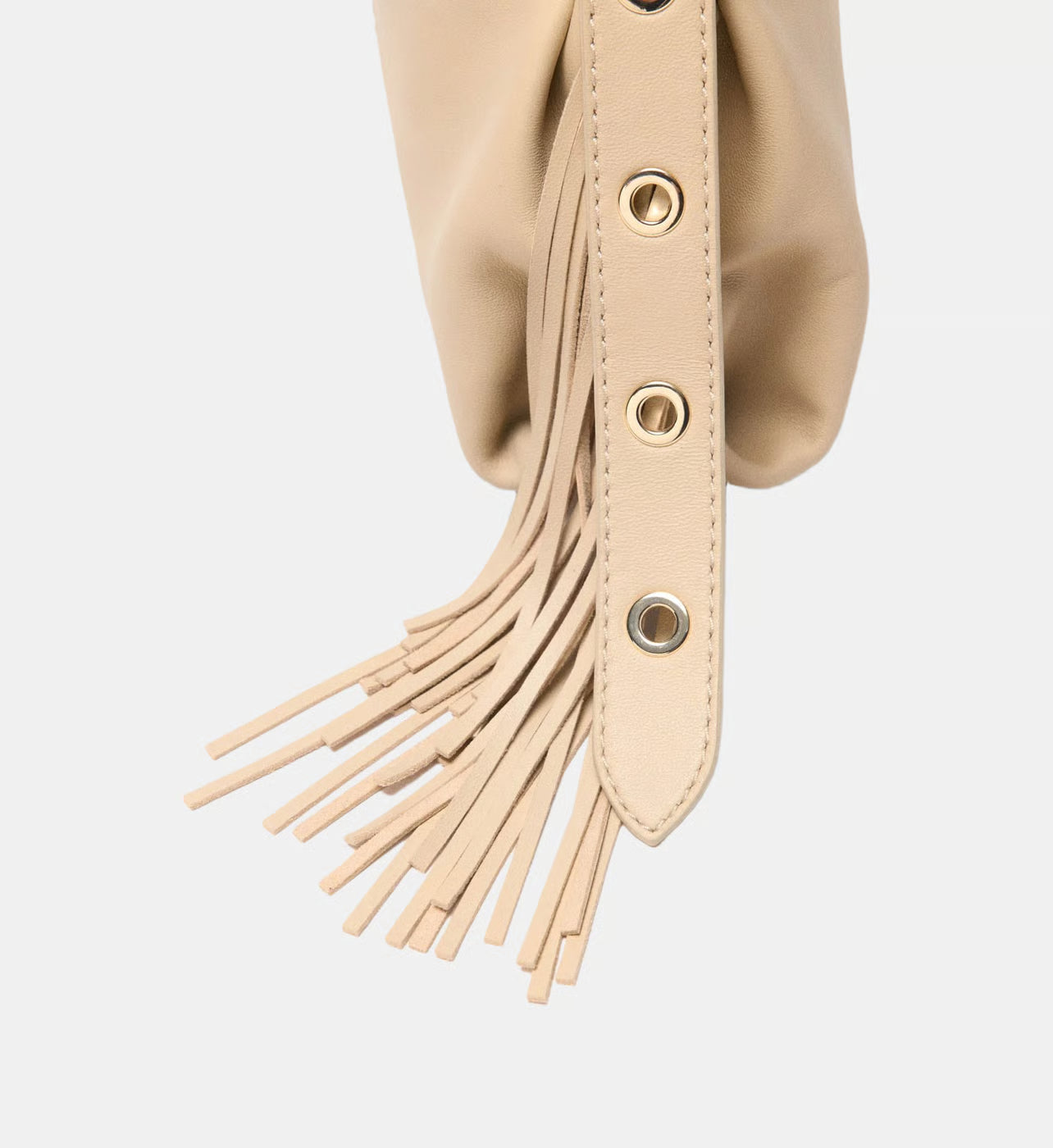 Maje Sac besace Miss M Mini en cuir lisse