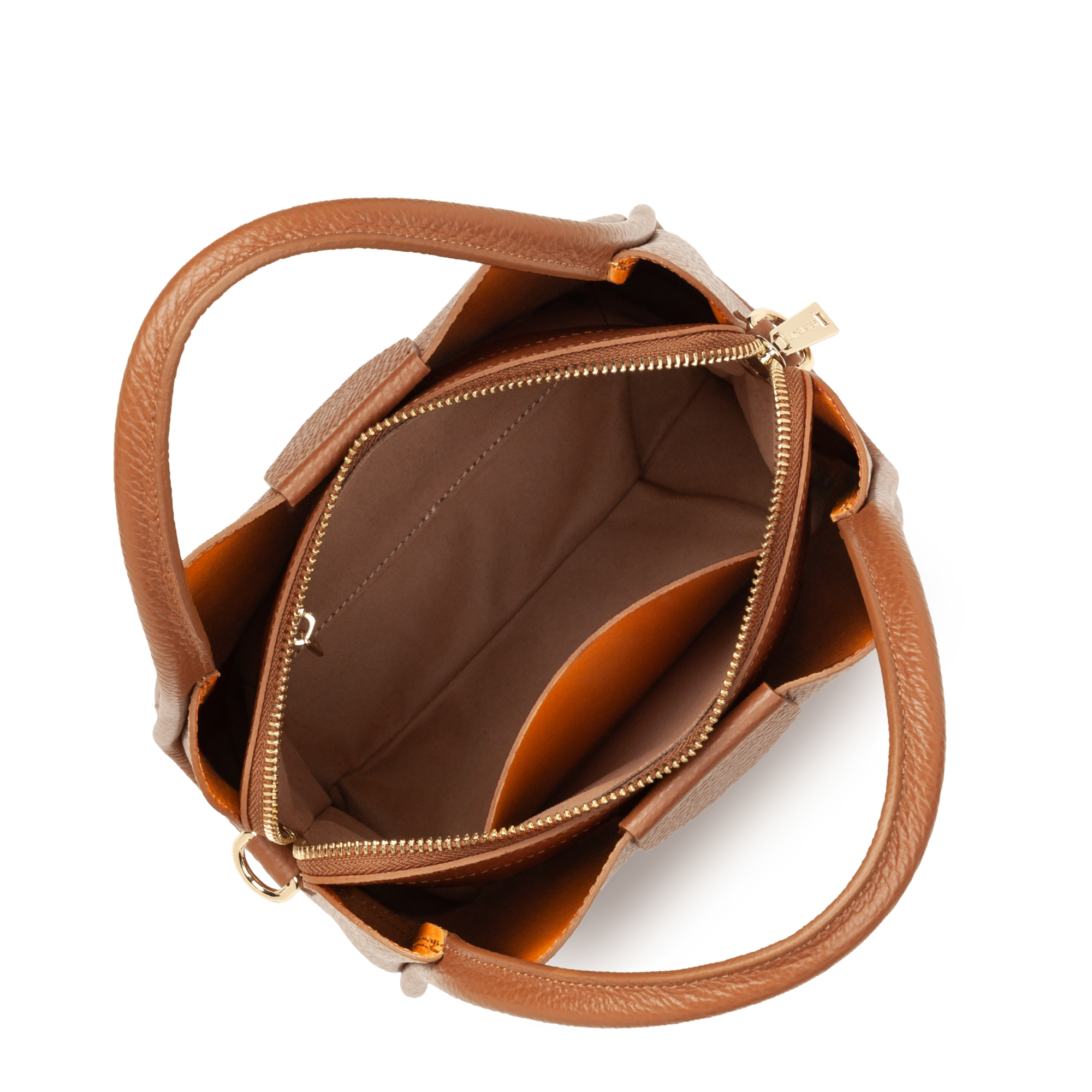 Lancaster Petit sac à main Ida Double en cuir